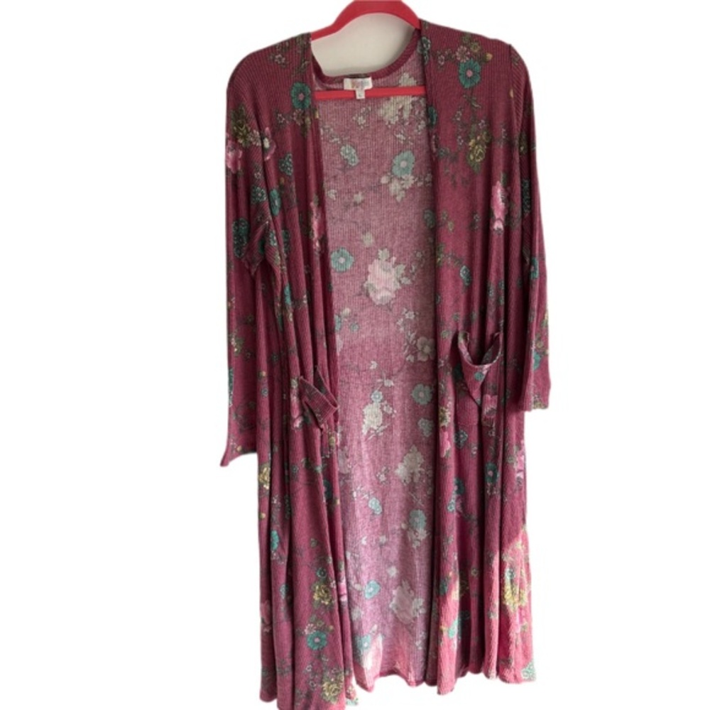 Floral Pink Duster